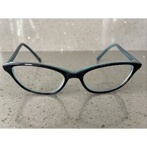 Alice & Frank AF301 Blue Black Cateye Womens Eyeglasses Frames ONLY 56-16-140